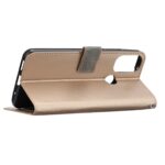 Hoesje geschikt voor Motorola Moto G22 - Boekhoesje - Goud - Portemonneehoesje