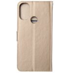 Hoesje geschikt voor Motorola Moto G22 - Boekhoesje - Goud - Portemonneehoesje