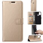 Hoesje geschikt voor Motorola Moto G22 - Boekhoesje - Goud - Portemonneehoesje
