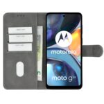 Hoesje geschikt voor Motorola Moto G22 - Boekhoesje - Grijs - Portemonneehoesje