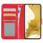 Hoesje geschikt voor Motorola Moto G22 - Boekhoesje - Rood - Portemonneehoesje