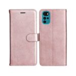 Hoesje geschikt voor Motorola Moto G22 - Boekhoesje - RoseGoud - Portemonneehoesje