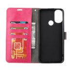 Hoesje geschikt voor Motorola Moto G22 - Boekhoesje - Roze - Portemonneehoesje