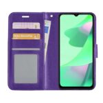 Hoesje geschikt voor Motorola Moto G52 - Boekhoesje - Paars - Portemonneehoesje