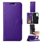 Hoesje geschikt voor Motorola Moto G52 - Boekhoesje - Paars - Portemonneehoesje