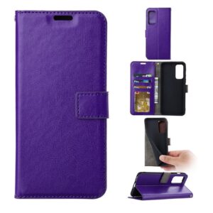 Hoesje geschikt voor Motorola Moto G52 - Boekhoesje - Paars - Portemonneehoesje