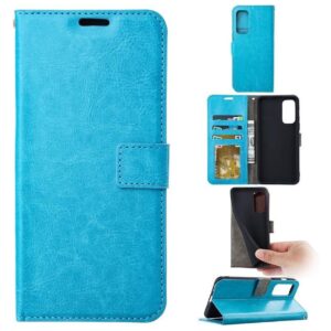 Hoesje geschikt voor Motorola Moto G52 - Boekhoesje - Turquoise - Portemonneehoesje