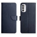 Hoesje geschikt voor Motorola Moto G82 5G - Boekhoesje - Blauw - Portemonneehoesje