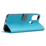 Hoesje geschikt voor Motorola Moto G82 5G - Boekhoesje - Turquoise - Portemonneehoesje