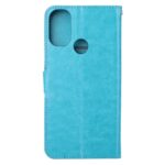 Hoesje geschikt voor Motorola Moto G82 5G - Boekhoesje - Turquoise - Portemonneehoesje