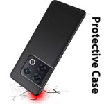 Hoesje geschikt voor OnePlus 10 Pro - Siliconen hoesje - TPU - Zwart