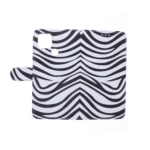 Hoesje geschikt voor OPPO A15 Bookcase Zebra Print - Portemonnee hoesje