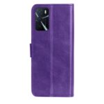 Hoesje geschikt voor Oppo A16 - Boekhoesje - Paars - Portemonneehoesje