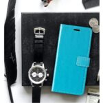 Hoesje geschikt voor Oppo A16 - Boekhoesje - Turquoise - Portemonneehoesje