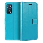 Hoesje geschikt voor Oppo A16 - Boekhoesje - Turquoise - Portemonneehoesje