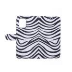 Hoesje geschikt voor Oppo A52 Bookcase Zebra Print - Portemonnee hoesje