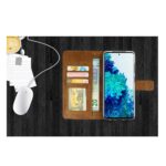 Hoesje geschikt voor Oppo A76 - Boekhoesje - Bruin  - Portemonneehoesje