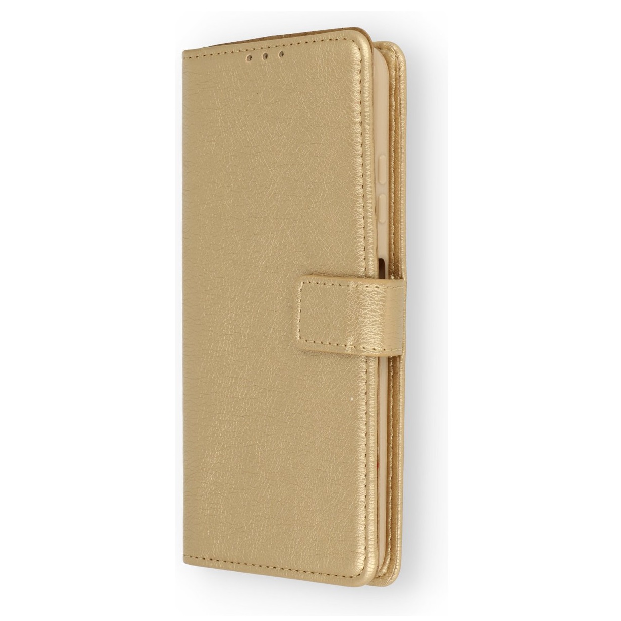 Hoesje geschikt voor Oppo A76 - Boekhoesje - Goud - Portemonneehoesje