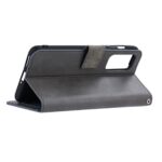 Hoesje geschikt voor Oppo A76 - Boekhoesje - Grijs - Portemonneehoesje