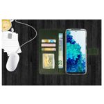 Hoesje geschikt voor Oppo A76 - Boekhoesje - Groen - Portemonneehoesje