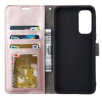 Hoesje geschikt voor Oppo A76 - Boekhoesje - RoseGoud - Portemonneehoesje