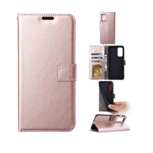 Hoesje geschikt voor Oppo A76 - Boekhoesje - RoseGoud - Portemonneehoesje