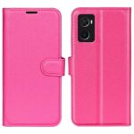 Hoesje geschikt voor Oppo A76 - Boekhoesje - Roze - Portemonneehoesje