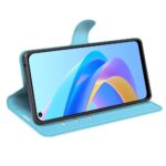 Hoesje geschikt voor Oppo A76 - Boekhoesje - Turquoise - Portemonneehoesje