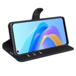 Hoesje geschikt voor Oppo A76 - Boekhoesje - Zwart - Portemonneehoesje