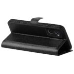 Hoesje geschikt voor Oppo A76 - Boekhoesje - Zwart - Portemonneehoesje