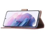 Hoesje geschikt voor Oppo A96 - Boekhoesje - Bruin  - Portemonneehoesje