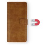 Hoesje geschikt voor Oppo A96 - Boekhoesje - Bruin  - Portemonneehoesje