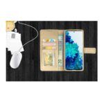 Hoesje geschikt voor Oppo A96 - Boekhoesje - Goud - Portemonneehoesje