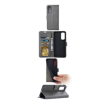 Hoesje geschikt voor Oppo A96 - Boekhoesje - Grijs - Portemonneehoesje