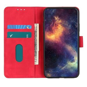 Hoesje geschikt voor Oppo Find X5 - Boekhoesje - Rood - Portemonneehoesje