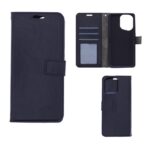 Hoesje geschikt voor Oppo Find X5 - Boekhoesje - Zwart - Portemonneehoesje