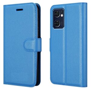 Hoesje geschikt voor Oppo Find X5 Lite - Boekhoesje - Blauw - Portemonneehoesje