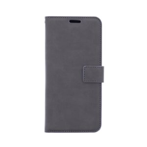 Hoesje geschikt voor Oppo Find X5 Lite - Boekhoesje - Grijs - Portemonneehoesje