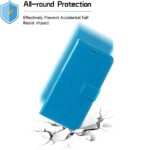 Hoesje geschikt voor Oppo Find X5 Pro - Boekhoesje - Turquoise - Portemonneehoesje