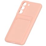 Hoesje geschikt voor Samsung A13 5G - Siliconen hoesje - Licht Roze - Pasjeshouder