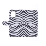 Hoesje geschikt voor Samsung Galaxy A02s Bookcase Zebra Print - Portemonnee hoesje