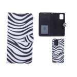 Hoesje geschikt voor Samsung Galaxy A02s Bookcase Zebra Print - Portemonnee hoesje
