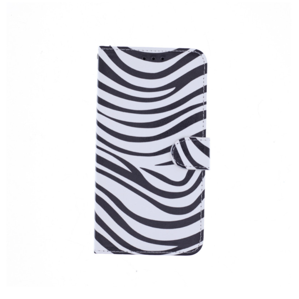 Hoesje geschikt voor Samsung Galaxy A02s Bookcase Zebra Print - Portemonnee hoesje