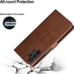 Hoesje geschikt voor Samsung Galaxy A13 4G - Boekhoesje - Bruin  - Portemonneehoesje