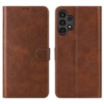 Hoesje geschikt voor Samsung Galaxy A13 4G - Boekhoesje - Bruin  - Portemonneehoesje