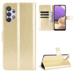 Hoesje geschikt voor Samsung Galaxy A13 4G - Boekhoesje - Goud - Portemonneehoesje