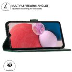 Hoesje geschikt voor Samsung Galaxy A13 4G - Boekhoesje - Groen - Portemonneehoesje