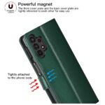 Hoesje geschikt voor Samsung Galaxy A13 4G - Boekhoesje - Groen - Portemonneehoesje