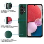 Hoesje geschikt voor Samsung Galaxy A13 4G - Boekhoesje - Groen - Portemonneehoesje