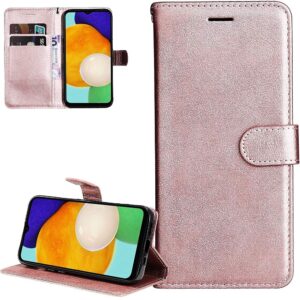 Hoesje geschikt voor Samsung Galaxy A13 4G - Boekhoesje - RoseGoud - Portemonneehoesje